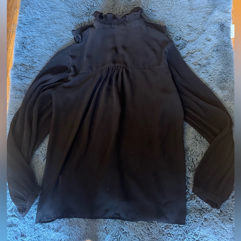 ZARA RUFFLE SHIRT - Picture 4 of 6